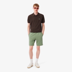 Quần short Lacoste Chính Hãng - Regular Fit Fleece Shorts - Màu Xanh | JapanSport  GH9860-51-S86