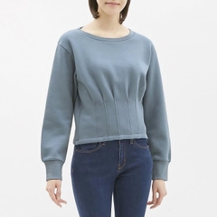 Áo Uniqlo Chính hãng - Waist tuck pullover CL - Màu Xanh | JapanSport 241-299225-67