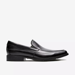 Giày Clark Nam Chính Hãng - Tilden Free Black Leather - Màu Đen | JapanSport 261-10312