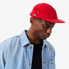 Mũ Lacoste Chính Hãng - Piqué Jockey Cap - Màu Đỏ | JapanSport RK0543-00-240