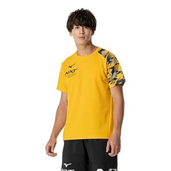 Áo Phông Mizuno Chính Hãng - Mizuno N-XT short-sleeved T-shirt - Màu Vàng | JapanSport 32JAB210-47