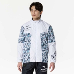 Áo Khoác Mizuno Chính Hãng - N-XT Breath Thermo - Màu Trắng | JapanSport 32JEB740-01