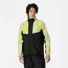 Áo Khoác Mizuno Chính Hãng - Breath Thermo Warmer - Màu Đen Xanh | JapanSport 32MEA541-42