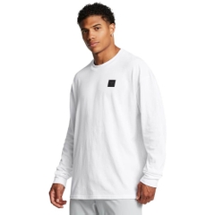 Áo Khoác Under Armour Chính Hãng - Project Rock Cuffed Short Sleeve T Shirt - Màu Trắng | JapanSport 1386873-100
