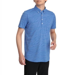 Áo Polo Mizuno Chính Hãng - Short Sleeve Shirt - Màu Xanh | JapanSport 52MA1001-22