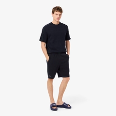 Quần Short Lacoste Chính hãng - Textured Knit Lounge - Màu Navy | JapanSport GH0985-51-FW7