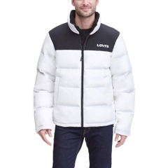 Áo Khoác Levi's Chính Hãng - Arctic Cloth Retro Bubble Puffer Jacket - Màu Trắng | JapanSport LM2RP715-whb