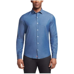 Áo sơ mi Tommy Hilfiger Chính hãng - Regular Fit Button Down Dress Shirt - Màu Xanh | JapanSport 24N1973400