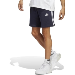Quần Short Adidas Chính Hãng -  Quần short vải thun da cá 3 Sọc Essentials - Màu Navy | JapanSport GK9598