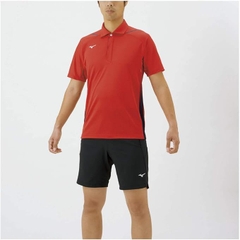 Áo Polo Mizuno Chính Hãng - Dry Aeroflow Polo Shirt - Màu Đỏ | JapanSport 32MA1084-62