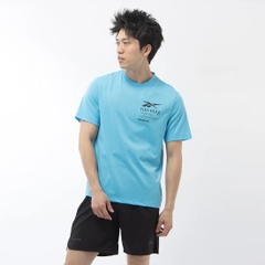 Áo Reebok Nam Chính Hãng - RUN GRAPHIC SS TEE - Màu Xanh | JapanSport 100204324