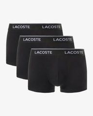 Quần Boxer Lacoste Chính hãng - Trunks 3-Pack - Màu Đen | JapanSport 5H1300-51-031