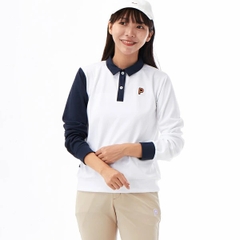 Áo Polo Golf Puma Nữ Chính Hãng - Golf PC Double Stretch Asymmetric CBP Logo - Màu Trắng  | JapanSport 630585-03