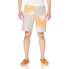 Quần Short Asics Chính Hãng - FRENCH TERRY GPX SHORTS - Màu Xám/Vàng | JapanSport 2191A342-020
