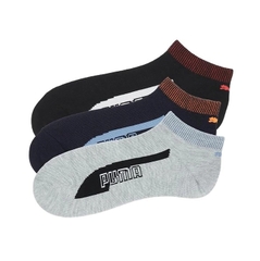 Tất Puma Chính hãng - Sneakers Length, khử mùi hôi - Màu Đen/Xám/Đen | JapanSport 4293342-2325-1