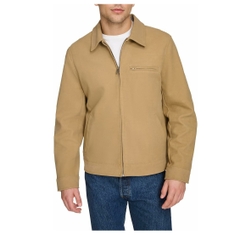 Áo Khoác Da Levi's Chính Hãng - Faux Leather Laydown Collar Racer - Màu Vàng | JapanSport LM5KS211-tan