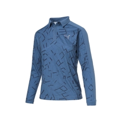 Áo Polo Puma Nữ Chính Hãng - Golf Shadow Cat Polo Shirt - Màu Xanh | JapanSport 635819-02