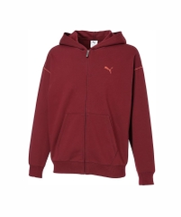 Áo Khoác Puma Chính Hãng -  Puma ESS MX Relaxed FZ DK  - Màu Đỏ Đô | JapanSport 690016-96