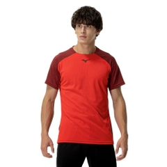 Áo Phông Mizuno Chính Hãng - field shirt - Màu Đỏ | JapanSport P2MAC040-63