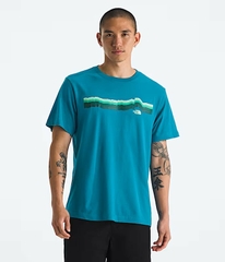 Áo Phông The North Face Chính hãng - Evolution Tequila Sunrise - Màu Xanh | JapanSport NF0A8FMZBOM1