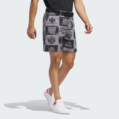 Quần Short Adidas Chính Hãng - Go-To Printed Shorts - Màu Xám | JapanSport IT6769