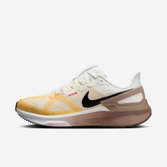 Giày Nike Nữ Chính Hãng - Air Zoom Structure 25 - Màu Trắng Nâu | JapanSport DJ7884-110