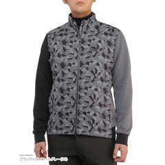 Áo Khoác Mizuno Golf Chính Hãng - Tech Lining Hybrid Blouson - Màu Xám | JapanSport E2MEA503-99