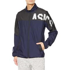 Áo Khoác Asics Chính Hãng - Tricot-Lined Breaker  - Màu Đen/Xanh | JapanSport 2031D046-404