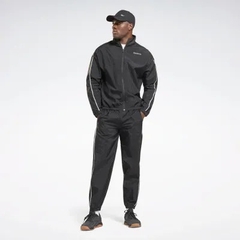 Bộ thể thao Reebok Chính hãng - Te Piping Tracksuit - Đen | JapanSport GS9309