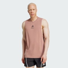Áo ba lỗ Adidas Nam Chính Hãng - Les Mills Graphic Tank Top - Màu Đất sét | JapanSport JJ1436