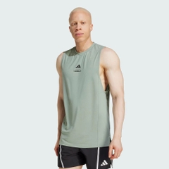 Áo ba lỗ Adidas Nam Chính Hãng - Les Mills graphic Tank top - màu xanh| JapanSport JJ1437