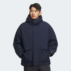 Áo Khoác lông vũ Adidas Chính Hãng - Áo khoác parka tiện dụng dáng rộng, có lớp đệm dày - Màu đen | JapanSport JM4447