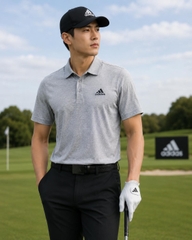 Áo Polo Adidas Nam Chính Hãng - Ultimate365 Heather Polo Shirt - Màu Xám | JapanSport GM0271