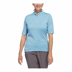 Áo Polo Adidas Nữ Chính Hãng - Ultimate365 HEAT.RDY Golf Polo - Màu Xanh | Japansport IP8695