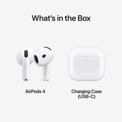 Tai nghe apple chính hãng - AirPods 4 | ‎MXP63LL/A - Ship USA | JapanSport