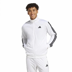 Áo Khoác Adidas Chính Hãng - Trigot 3s Regular Track Top - Màu Trắng | JapanSport JN6491