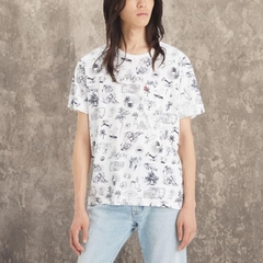 Áo Levi's Chính Hãng - Sleeve Classic Pocket Tee - Màu trắng | JapanSport 193420353