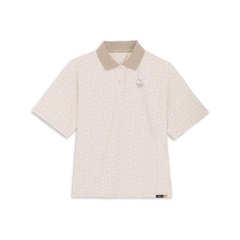 Áo Polo Puma Nữ Chính Hãng - FOG Jacquard AOP Women's Polo Shirt - Màu be | JapanSport 633354-03