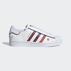 Giày Adidas Nữ Chính Hãng - Superstar - Trắng/Đỏ | JapanSport GX8839