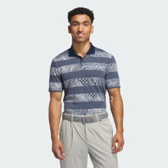 Áo Polo Adidas Chính Hãng - Go-to Printed - Màu Navy | JapanSport JE1421