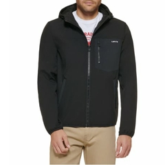 Áo Khoác Levi's Chính Hãng - Water-Resistant Soft Shell Active Hooded Jacket - Màu Đen | JapanSport LM2RP157-blk