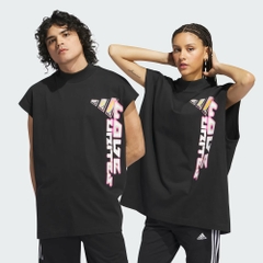 Áo ba lỗ Adidas Nam Nữ Chính Hãng - Pride Printed Cropped Tank Top - Màu Đen | JapanSport IW2725