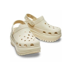 Dép Crocs Chính Hãng - Mega Crush Clogs - Màu be | JapanSport 207988-2Y2