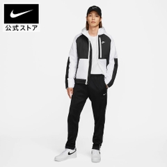 Áo Khoác Nike Chính Hãng - Sportswear Therma-FIT Legacy- Màu Đen/Trắng | JapanSport DD6858-100