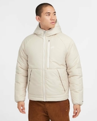 Áo Khoác Nike Chính Hãng - Sportswear Therma-FIT Legacy- Màu Be| JapanSport DD6858-206