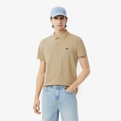 Áo Polo Golf Lacoste Nam Chính hãng - Regular Fit Cotton Blend - Màu be | JapanSport DH5522-51-02S