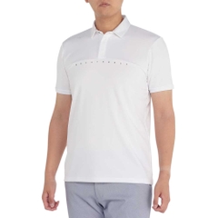 Áo Polo Mizuno Chính Hãng - Solar Cut Short Sleeve Shirt - Nam - Màu Trắng | JapanSport E2MAB001-01