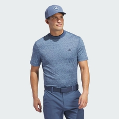 Áo Phông Adidas Nam Chính Hãng - Ultimate365 PIqué Mock Collar Polo Shirt - Màu Xanh| JapanSport IU4406
