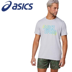 Áo Phông Asics Chính Hãng - Graphic Short Sleeve Top 3 - Màu Xám | JapanSport 2031C447-023