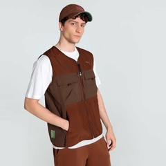 Áo Gile Puma Chính hãng - PUMA x TMNT - Màu Đỏ Đô | JapanSport 630104-65